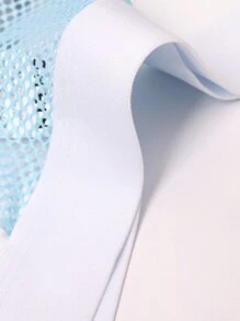 DrisQ 男士性感网眼丁字裤 - 淺藍色 - 查看 6