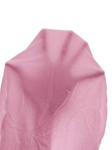 SHEIN EZwear Áo mùa hèÁo crop top nhún một bên vai - Hồng - Xem 7