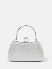 CUCCOO TILAWA 女士水钻蝴蝶结装饰高跟凉鞋 - 銀色 - 查看 7