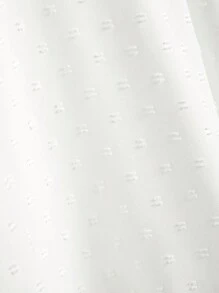SHEIN LUNE 女士夏季撞色蕾丝吊带背心 - 白色 - 查看 6