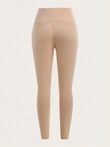 SHEIN Girlism 3 件套 Tween Girl 黑色、灰色和杏色厚保暖内衬紧身裤秋冬打底裤休闲保暖组合