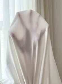 Modelyn Women's Front Button Solid Color Elegant Long Sleeve Dress Long Evening Dresses - White - View 7