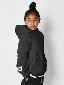 SUMWON Sudadera con capucha de diseñador Sumwon International, estilo urbano oversize, suéter deportivo de invierno y otoño, sudadera tipo varsity con letras juveniles