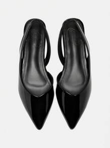 CUCCOO BIZCHIC Fashionable Black Pointed Toe Flat Shoes For Casual, Date, Party, Holiday Spring Shoes Spring Break Easter