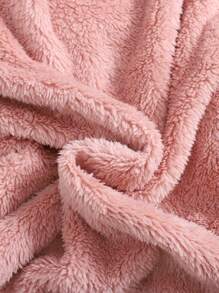 SHEIN Leap Crew Tween Girl Solid Drop Shoulder Pullover Sweatshirt 2 Pieces/Set For Daily Wear In Fall/Winter - Multicolor - View 6