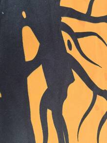 女式万圣节印花弹力紧身裤流行印花高腰优质慢跑运动裤 Y2K 风格