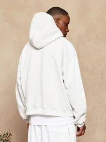 SUMWON Sudadera con capucha premium de felpa pesada y cómoda con bolsillo central, ropa casual de calle, ropa de estar en casa para otoño e invierno, esencial diario