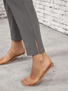 SHEIN LUNE Plus Size Women's Casual Commuter Pants