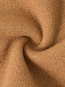 6 piezas Conjunto informal de sudadera y pantalón de chándal suelto con estampado de letra de unicolor para niña joven