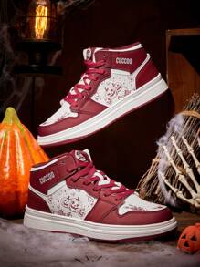 CUCCOO EASI New Arrival Classic High-Top Casual Sport Skateboard Shoes For Women Pumpkins Tainers