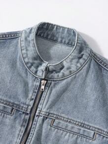 Tween 女孩美式复古休闲夹克