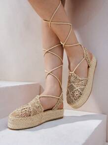 Styleloop Giày lười đế bằng dành cho nữ, Phong cách Boho, Phong cách Mỹ cổ điển, Bohemian, Phương Tây, Lễ hội âm nhạc, Trang phục dự tiệc - Vàng - Xem 6