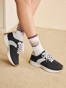 CUCCOO EASI 女士休闲复古运动鞋秋季 - 棕色 - 查看 4