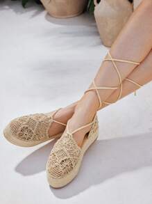 Styleloop Giày lười đế bằng dành cho nữ, Phong cách Boho, Phong cách Mỹ cổ điển, Bohemian, Phương Tây, Lễ hội âm nhạc, Trang phục dự tiệc - Vàng - Xem 2