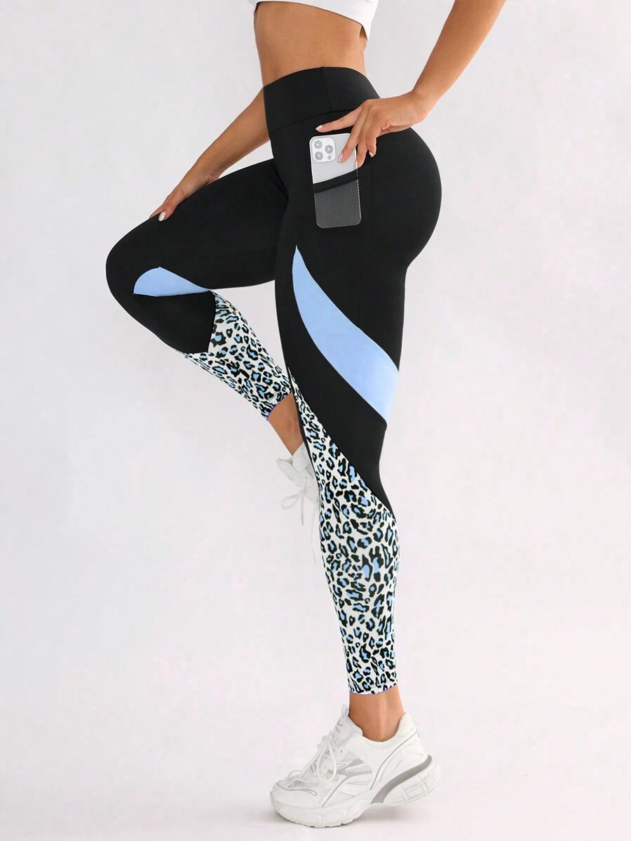Core Rhythm Quần legging thể thao đơn sắc có túi vá, quần tập yoga cho nữ - Nhiều màu - Xem 1