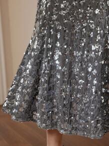 MOTF PREMIUM SEQUINS MERMAID HEM LONG SKIRT WOMEN OUTFIT