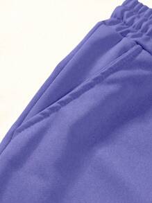 Manfinity Roghcode Loose Men's Letter Printed Drawstring Waist Sweatpants - Multicolor - View 6