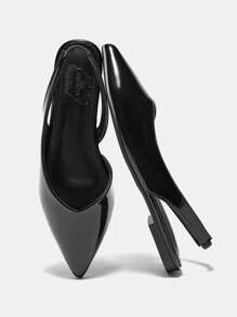 CUCCOO BIZCHIC Fashionable Black Pointed Toe Flat Shoes For Casual, Date, Party, Holiday Spring Shoes Spring Break Easter