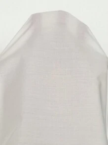 VaVaBold 女士春秋季不对称下摆休闲喇叭袖白衬衫 - 白色 - 查看 7