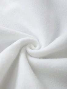 SHEIN Leap Crew Teen Girls Purple Tracksuit, Back To School, Casual Sports White And Purple Knitted Slogan Print Sweatshirt And Sweatpants Two-Piece Set - Purple - View 5