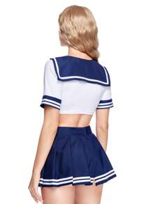 ROMWE J-Fashion COSplay School Student Uniform Role-Play Outfit - Multicolor - View 3