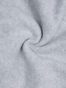 SHEIN NovaGlow 年轻女孩年轻女孩 2 件装妈妈和我针织纯色字母印花圆领宽松羊毛休闲运动衫和针织宽松抽绳裤套装