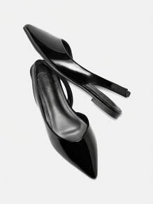 CUCCOO BIZCHIC Fashionable Black Pointed Toe Flat Shoes For Casual, Date, Party, Holiday Spring Shoes Spring Break Easter