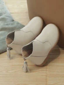 可爱鞋子 时尚女童靴 - 米色 - 查看 6