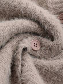 DAZY Women's Loose Casual Cardigan Sweater,Fall Clothes - Khaki - View 8