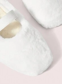 CUCCOO DOLLMOD Women's Fashion Black Mesh Flat Ballet Flats - White - View 7