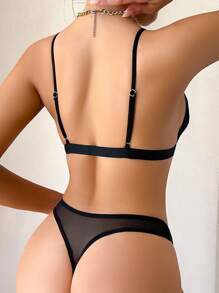 6 piezas/set Conjunto de ropa interior estampada transpirable - Multicolor - Ver 4