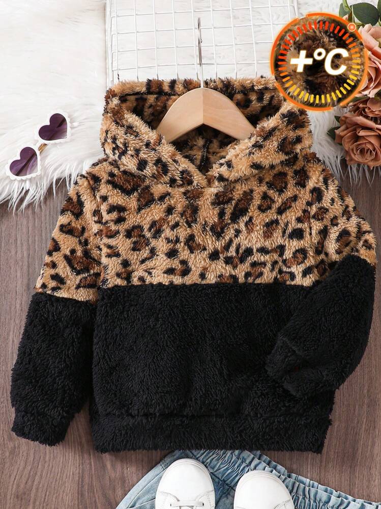 Regular Size Leopard Hoodies & Sweatshirts For Women With Hooded For Sale | UK - View #7