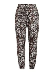 Calvaya Plus Size Front Tie Waist Minimalist Casual Pants Fall Cloth For Women - Multicolor - View 13