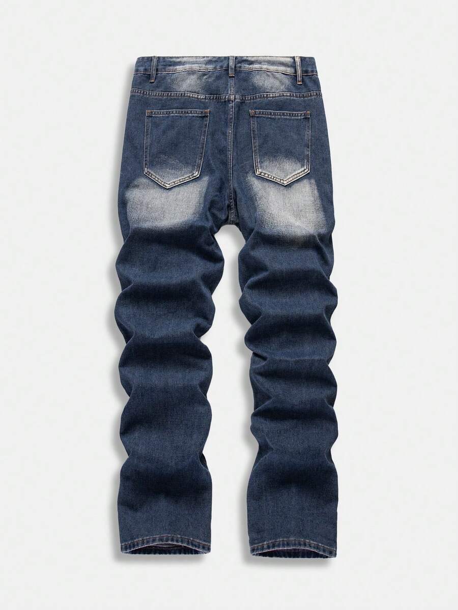 Manfinity LEGND Men's Distressed Washed Jeans for Sale Australia New