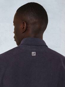 SUMWON Textured Regular Fit Shirt And Straight Fit Pant 2 Piece Set