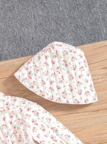 Váy lưới nối tay áo phồng bướm màu hồng ngọt ngào và dễ thương - Nhiều màu - Xem 6