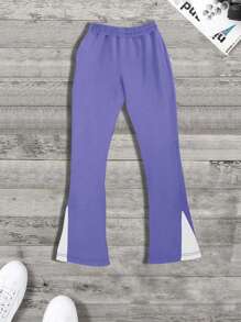 Manfinity Roghcode Loose Men's Letter Printed Drawstring Waist Sweatpants - Multicolor - View 2