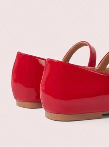 CUCCOO DOLLMOD 女士方头露跟平底凉鞋新年假期 - 紅色 - 查看 8