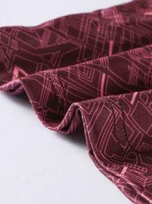 4pcs/Pack Men's Casual All-Over Print Boxer Briefs - Multicolor - View 6