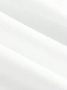 SHEIN EZwear Bộ 4 sản phẩm thu đông thiết yếu sọc đen trắng & họa tiết da báo crop top - Nhiều màu - Xem 12