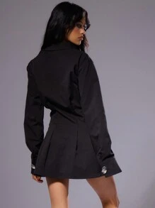 MUSERA Button Up Long Sleeve Shirt Dress Spring Elegant, Summer, Casual Casual Dress Winter Fall