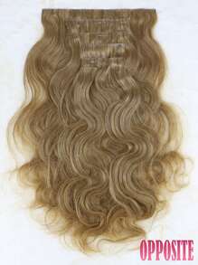 Seamless Clip Ins 7pcs Body Wave 27# Caramel Brown 130g/150g Full Head Seamless PU Clip Ins Extensions 100% Cuticle Aligned Double Drown Remy Human Hair HQ Invisible Clip In Hair Extensions - S27 - View 4