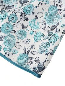 Oktoberfest Floral Print Dirndl Skirt For Women Traditional Bavarian - Green - View 3