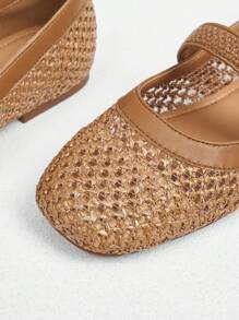 Styleloop Women's Flat Slip-On Shoes, Boho Style, Retro American, Bohemian, Western, Music Festival, Party Outfit