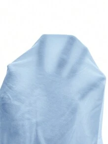 SHEIN BASICS T-shirt simple à manches longues et col rond de couleur unie pour femmes, porter décontracté au quotidien