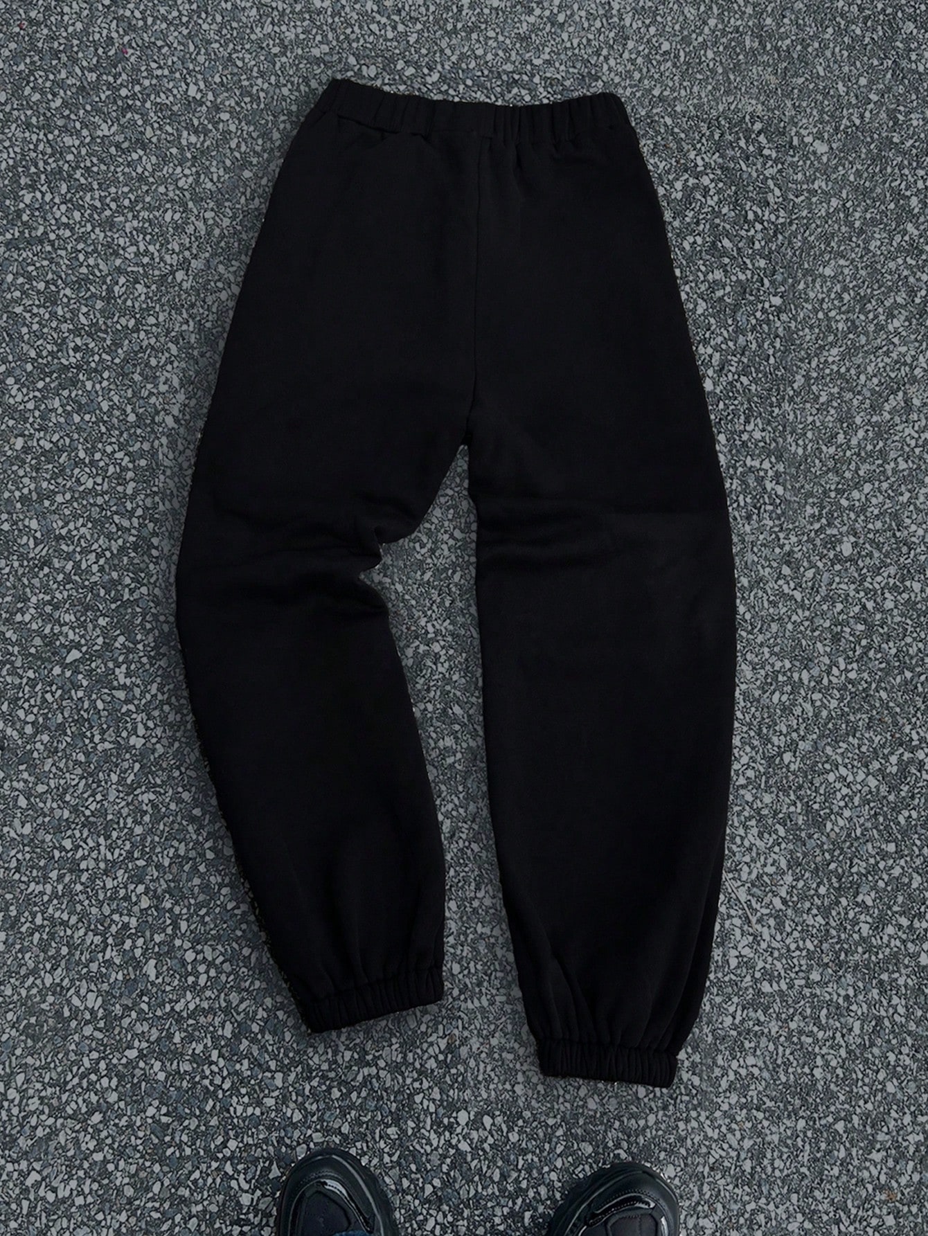 Manfinity Dauomo Plus Size Men's Casual Flame & Letter Printed Sweatpants