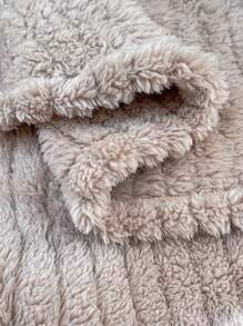 SHEIN LUNE Apricotfarbene, lose Damen Jacke für den regulären Gebrauch, Herbst & Winter - Aprikosenfarben - Übersicht 3