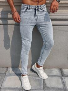 Manfinity LEGND Vaqueros ajustados informales con diseño de bolsillo para hombre