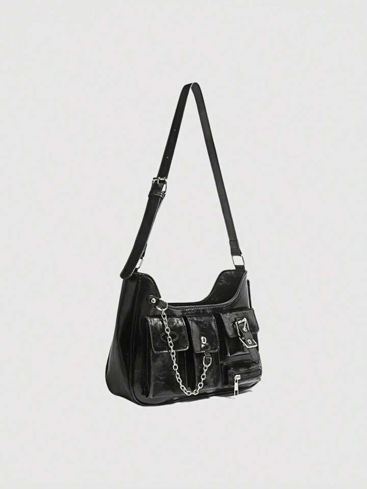 Our Goth Women's Vintage Motorcycle Pouch Shoulder Bag, Stylish