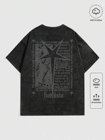 Street Life Camiseta de manga corta casual con cuello redondo estampada de copos de nieve salteada, de verano, para la escuela